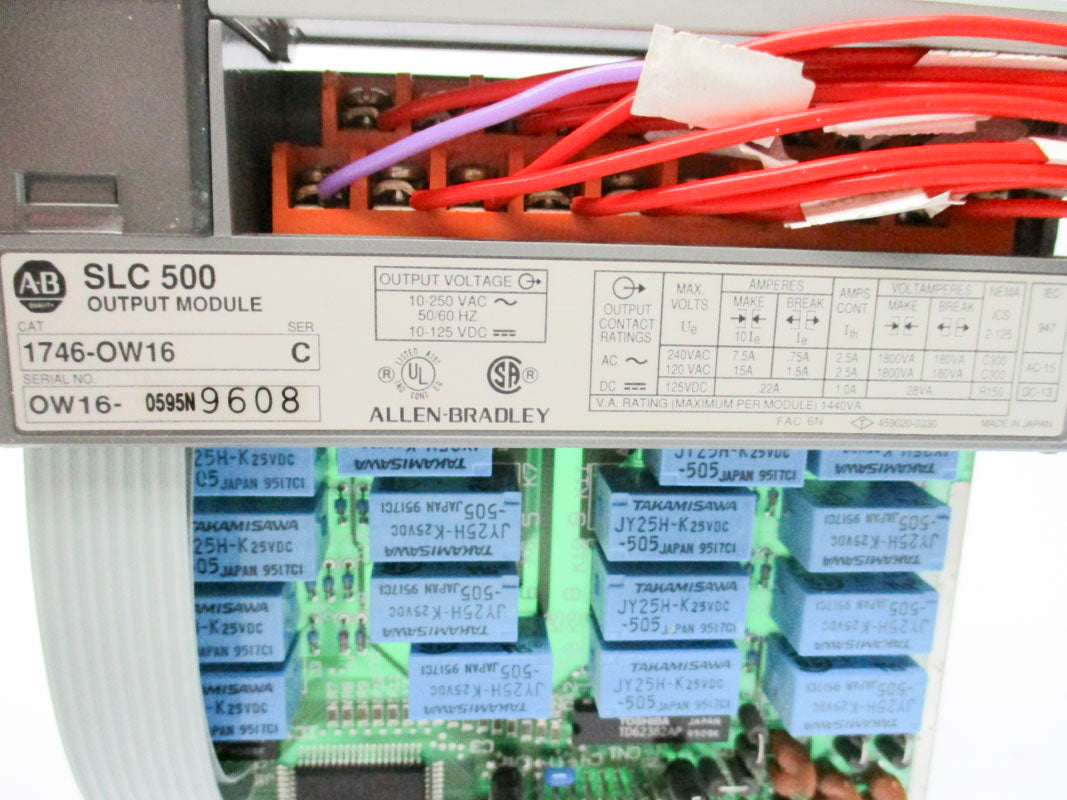 ALLEN BRADLEY 1746-OW16 SER. C 5-265VAC 7.5A UNMP