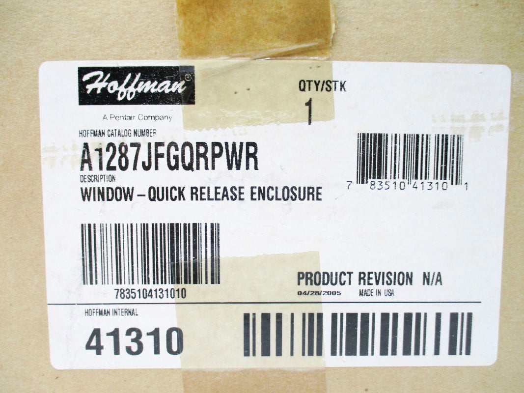 HOFFMAN A1287JFGQRPWR NSMP