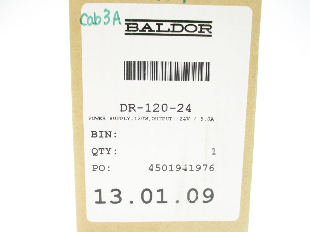 BALDOR DR-120-24 100-240VAC 2.0-3.3A NSMP