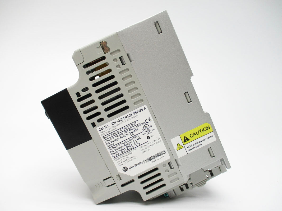 ALLEN BRADLEY 22F-D2P5N103 SER. A F/W 2.01 342-528VAC 3.5A NSMP