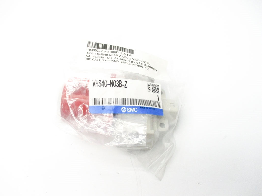 SMC VHS40-N03B-Z 15-150PSI NSMP
