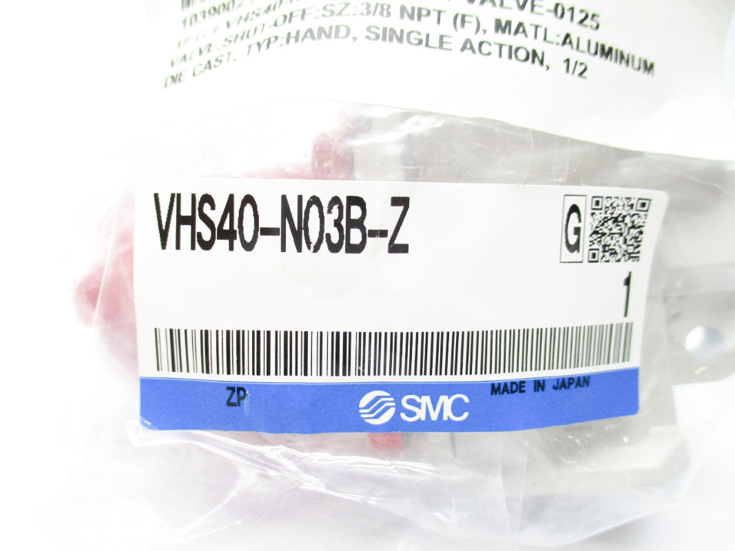 SMC VHS40-N03B-Z 15-150PSI NSMP