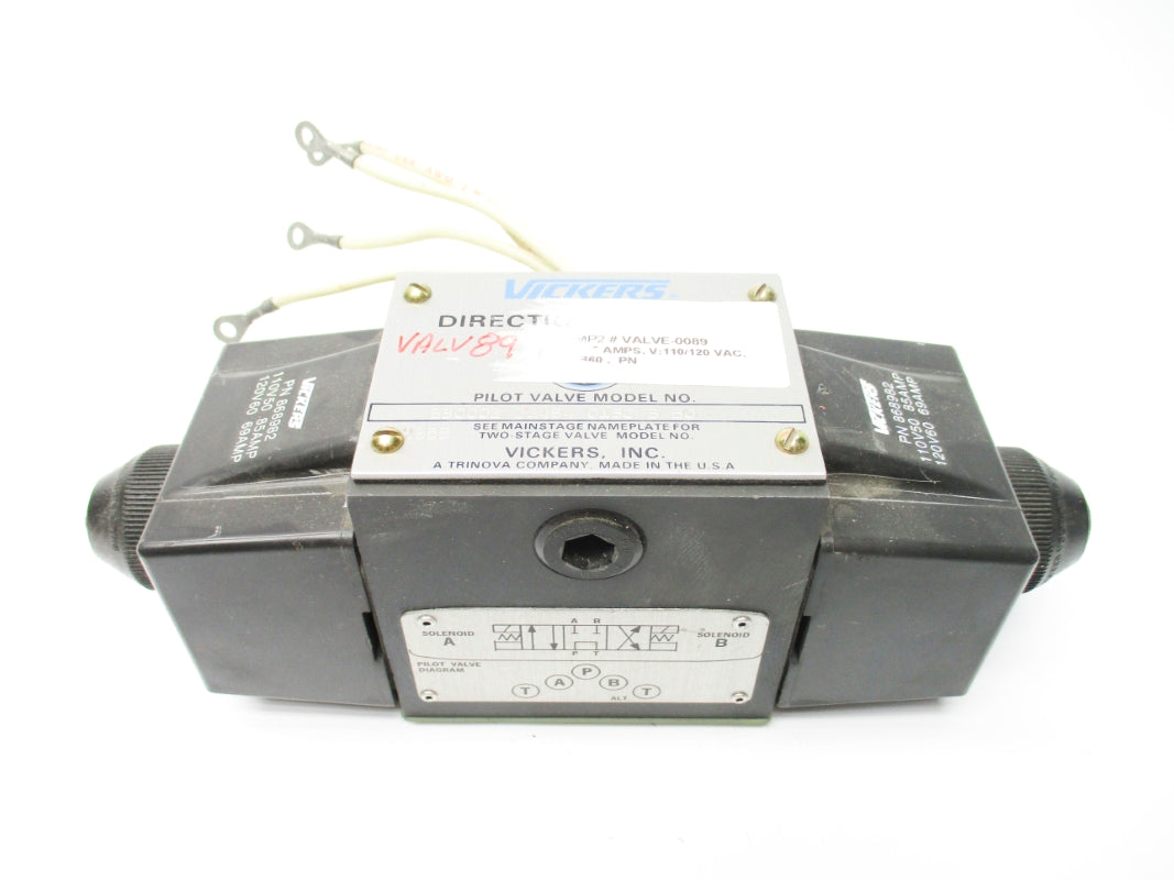 VICKERS DG4S4018CB60 880002 110/120V .85-.69A (AS PICTURED) NSNP