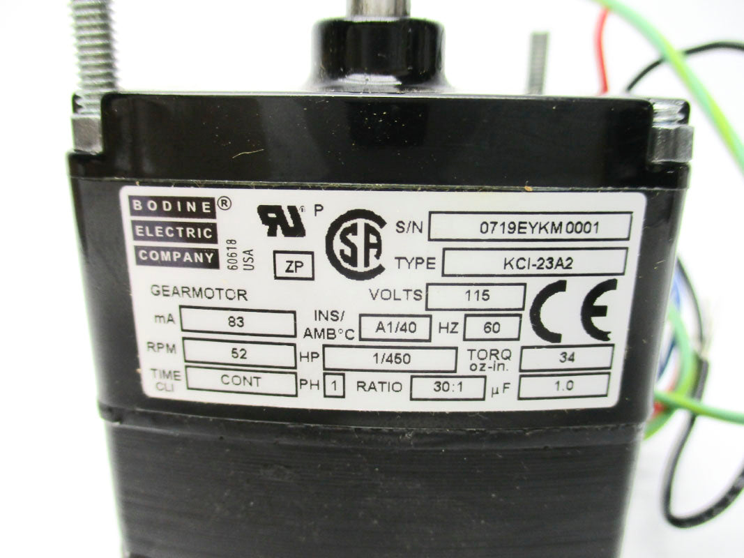 BODINE ELECTRIC KCI-23A2 0719EY 115V NSMP