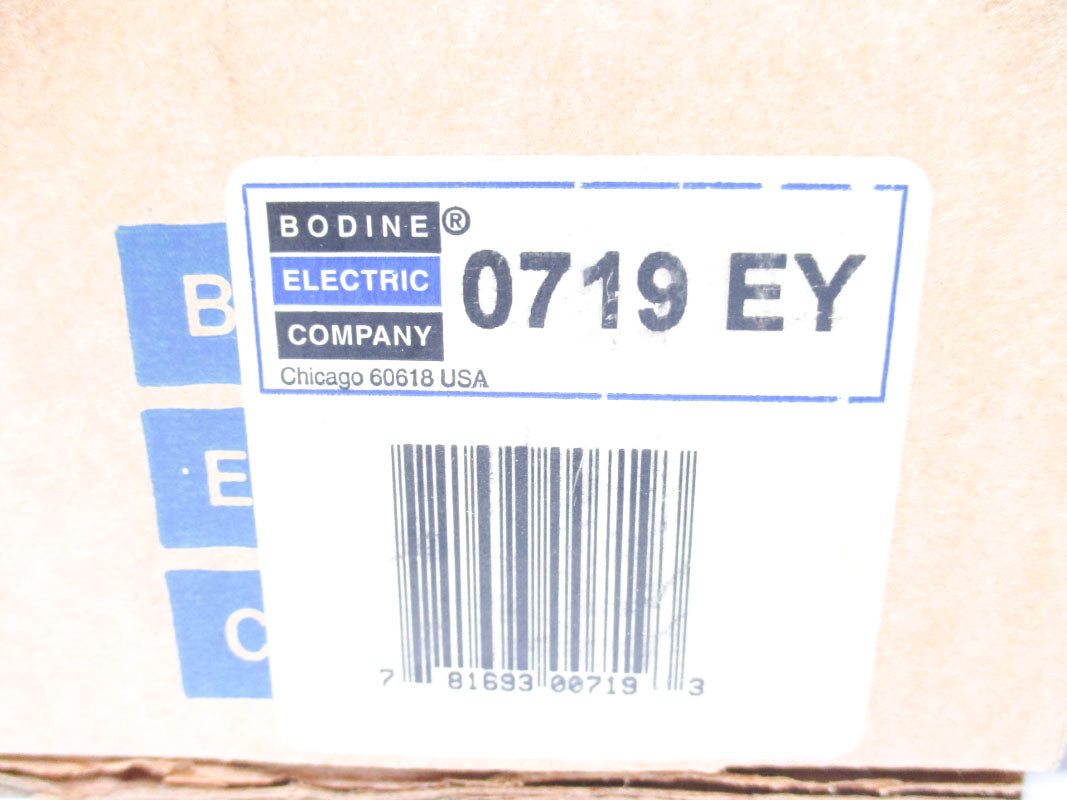 BODINE ELECTRIC KCI-23A2 0719EY 115V NSMP