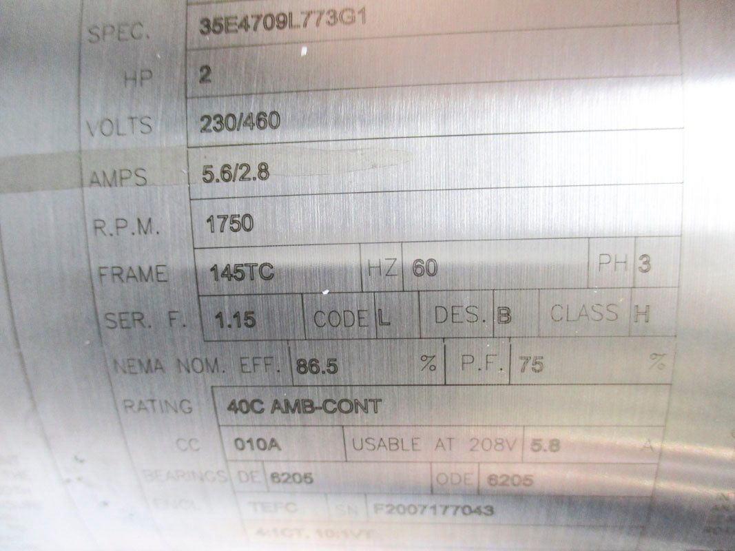 BALDOR VFSWDM3558T-E 460V 5.6A NSNP