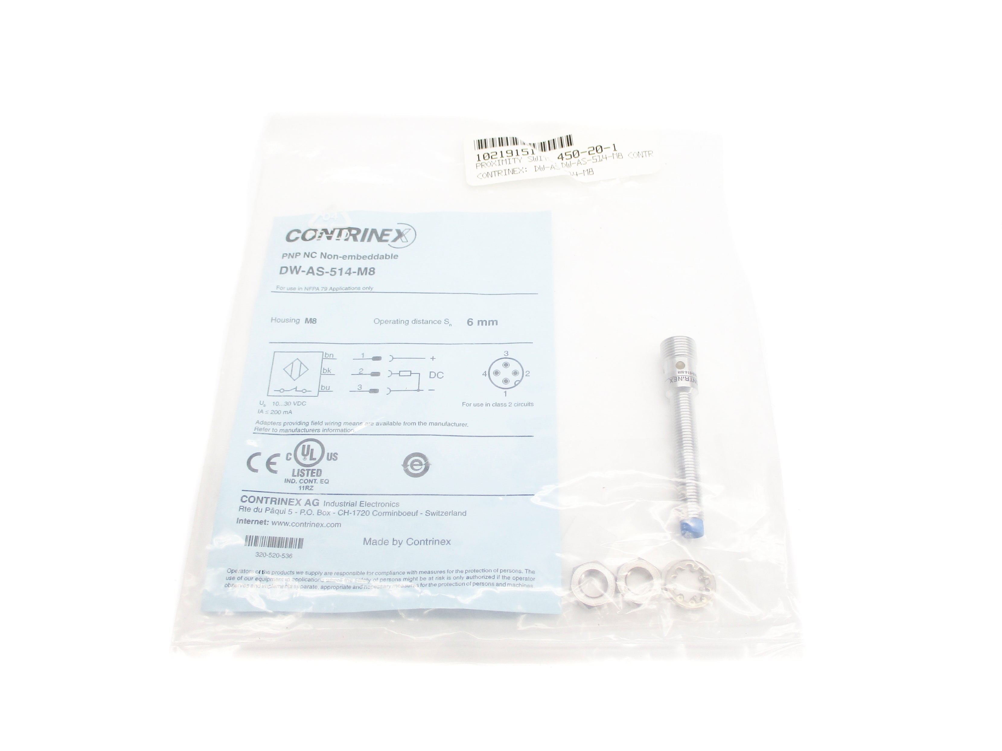CONTRINEX DW-AS-514-M8 NSMP