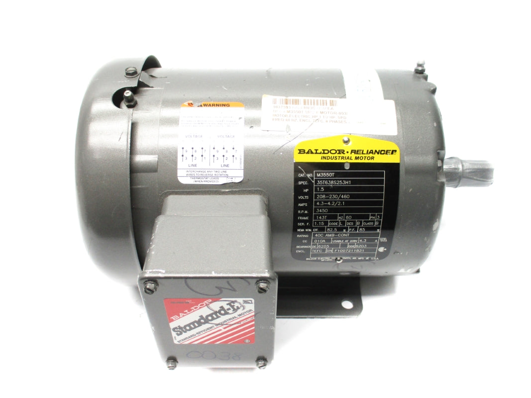 BALDOR M3550T 460V 4.3A NSNP