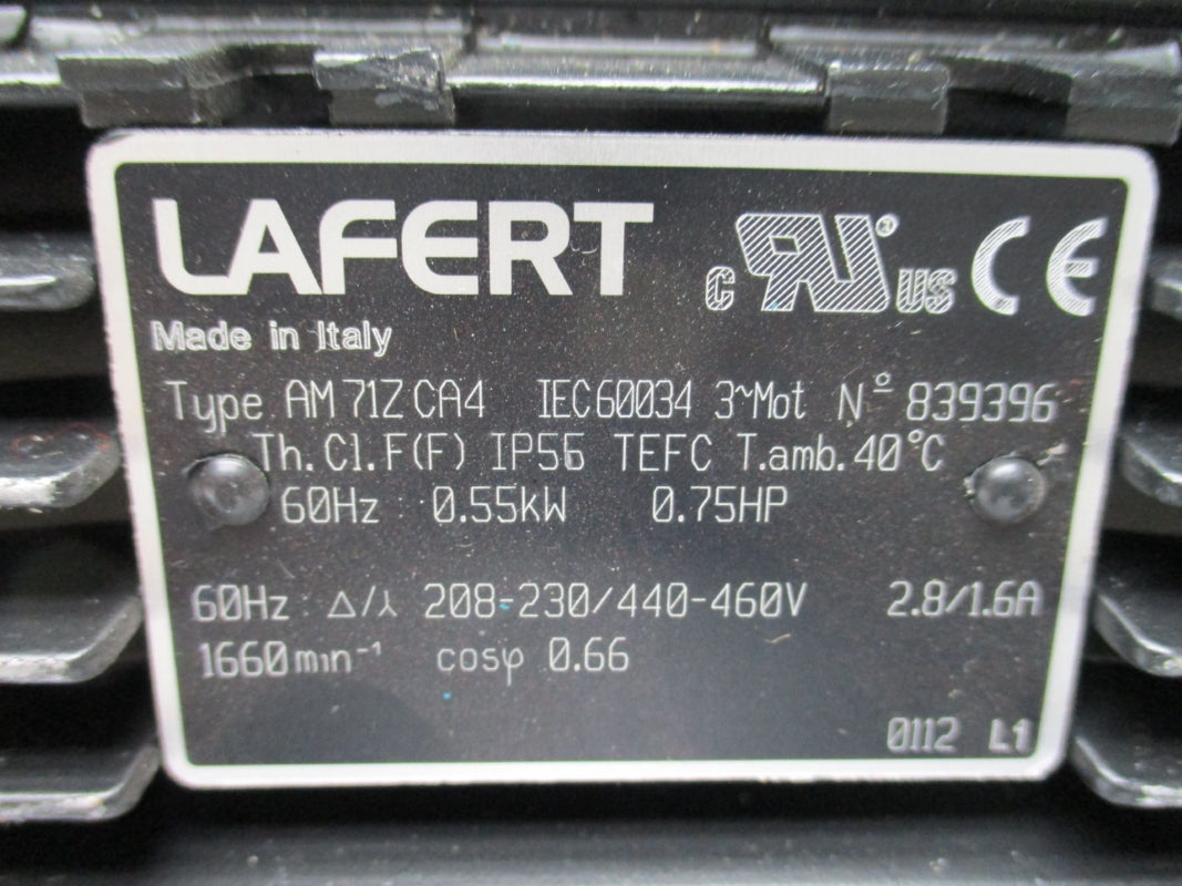 LAFERT AM71ZCA4 839396 460V 2.8A NSNP