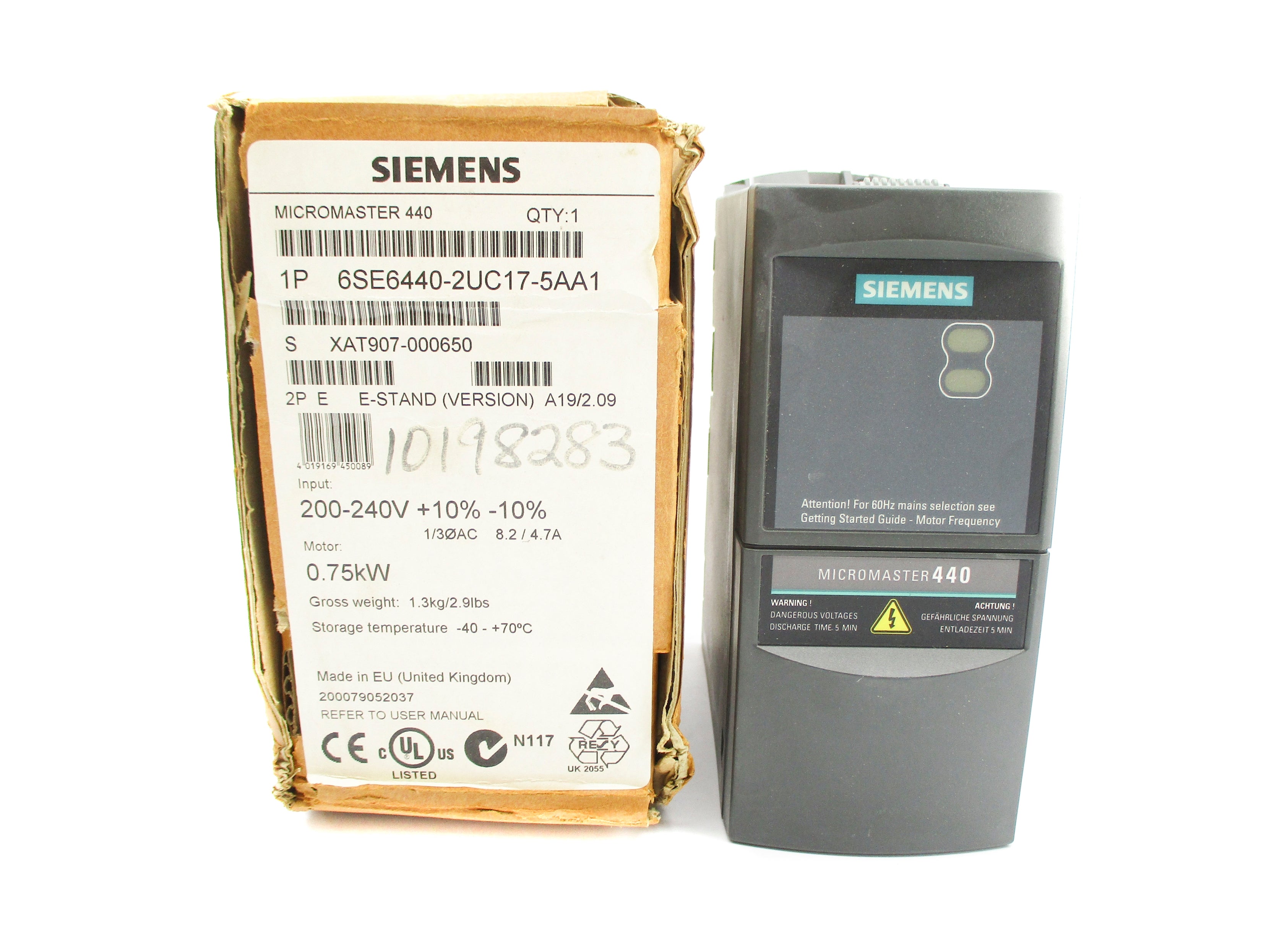 SIEMENS 6SE6440-2UC17-5AA1 NSMP