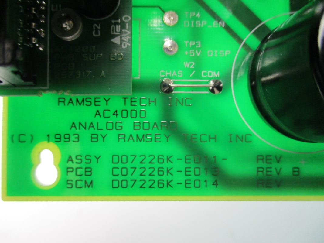 RAMSEY TECH D07226K-E011 REV. C NSNP