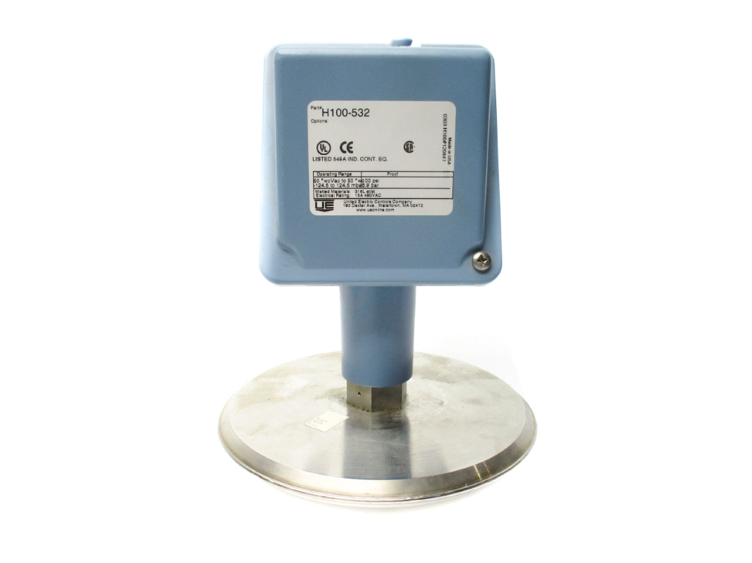 UNITED ELECTRIC CONTROLS H100-532 15A 480VAC 50"WCVAC-50"WC NSNP