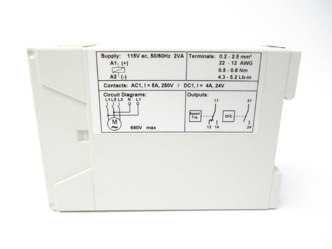 ALLEN BRADLEY 819-E2D SER. A 115VAC 5A NSNP