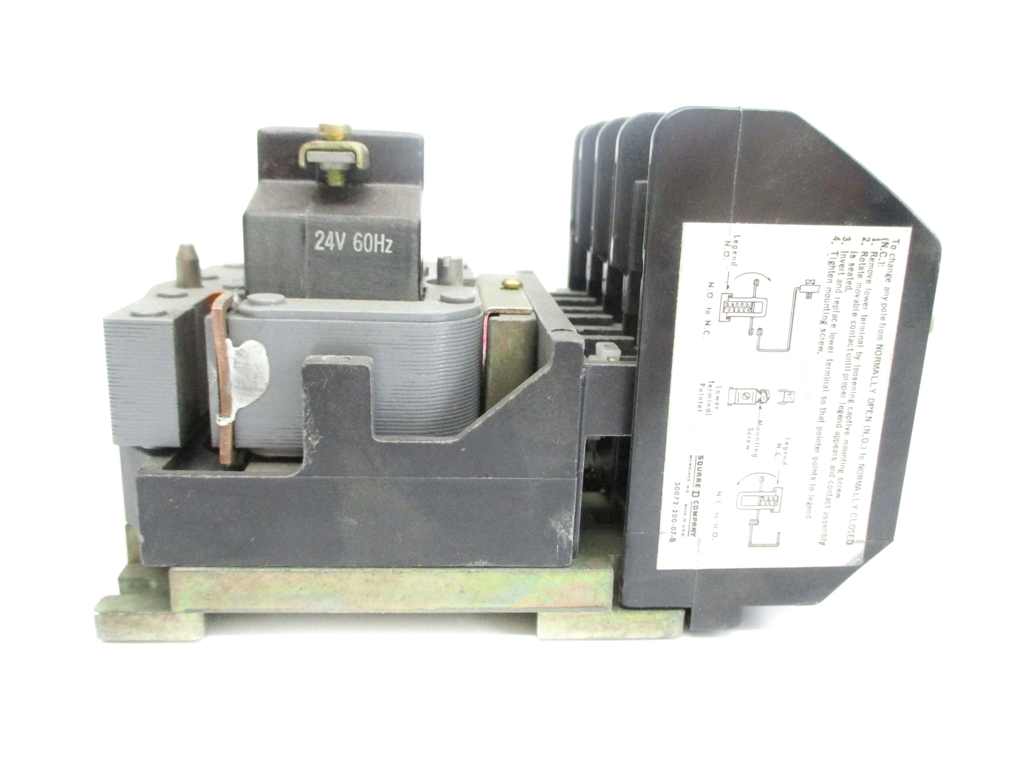 SQUARE D 8501HO20 SER. D 24V 15A NSNP