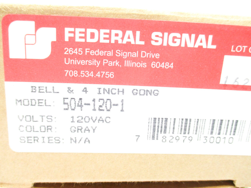 FEDERAL SIGNAL 504-120-1 SER. A1 120VAC NSMP