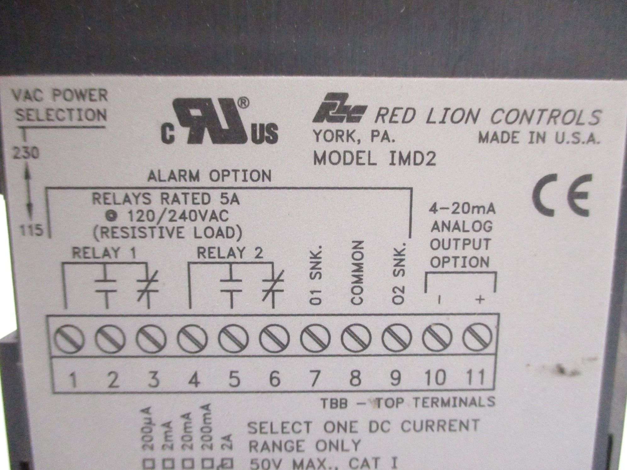 RED LION CONTROLS IMD2 NSNP