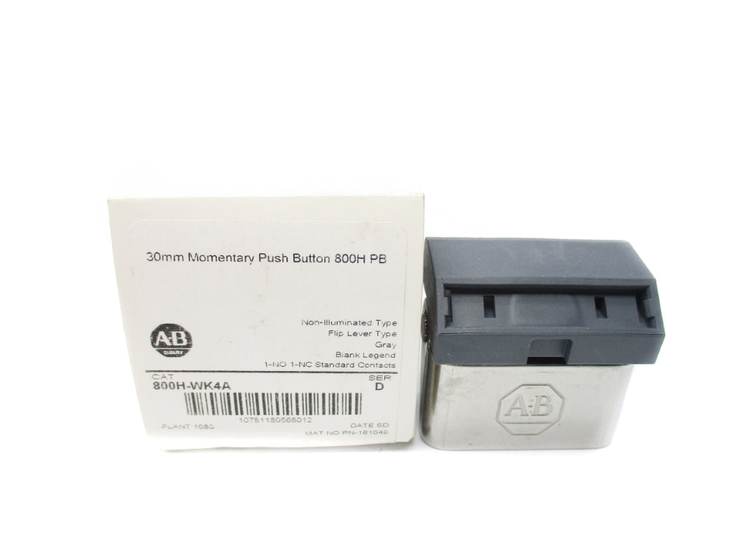 ALLEN BRADLEY 800H-WK4A SER. D (WH) NSMP