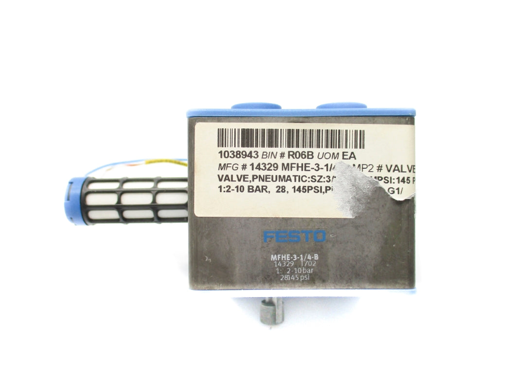 FESTO MFHE-3-1/4-B 14329 21-145PSI NSNP