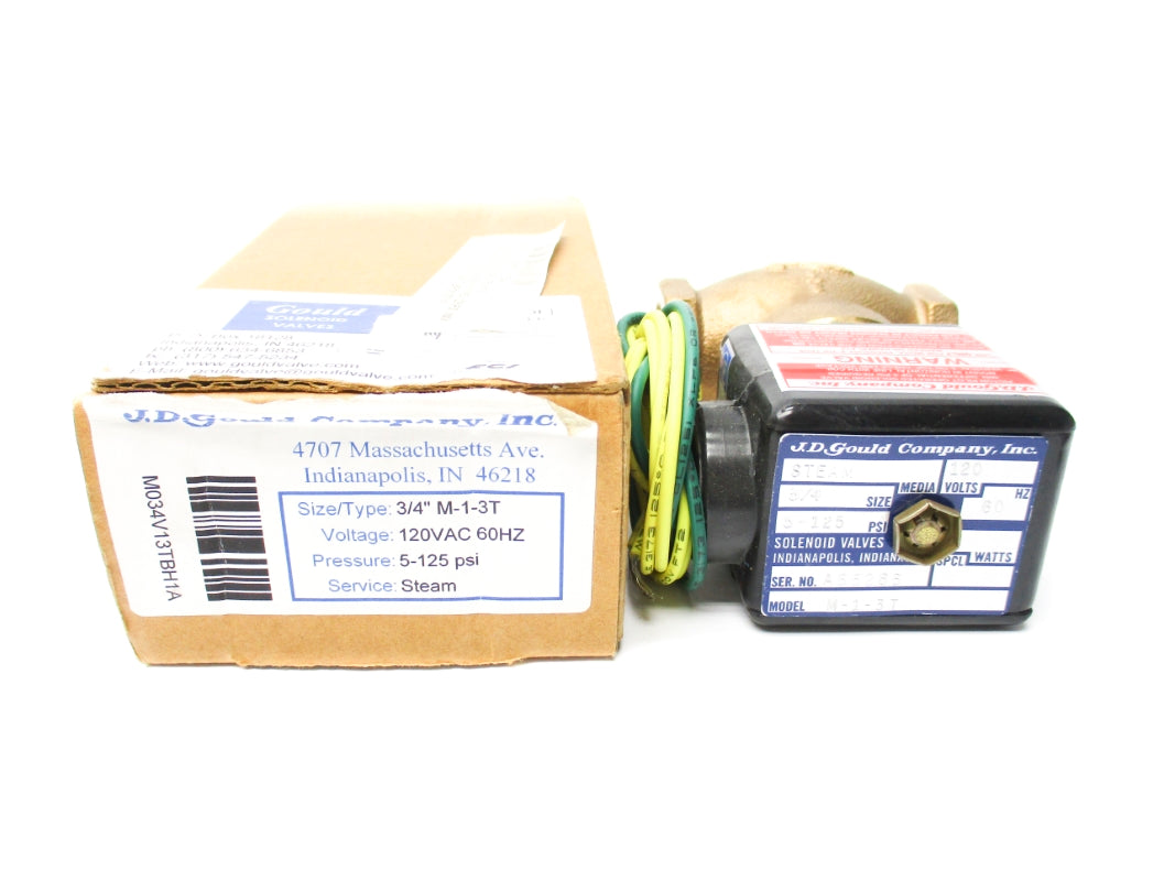 J.D.GOULD M-1-3T-3/4 5-125PSI 120VAC NSMP