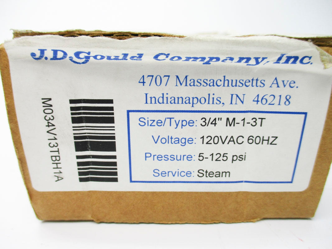 J.D.GOULD M-1-3T-3/4 5-125PSI 120VAC NSMP