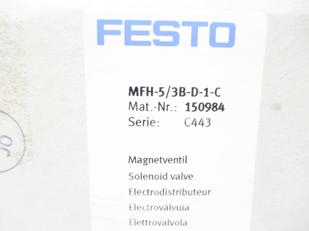FESTO MFH-5/3B-D-1-C 150984 45-145PSI NSMP