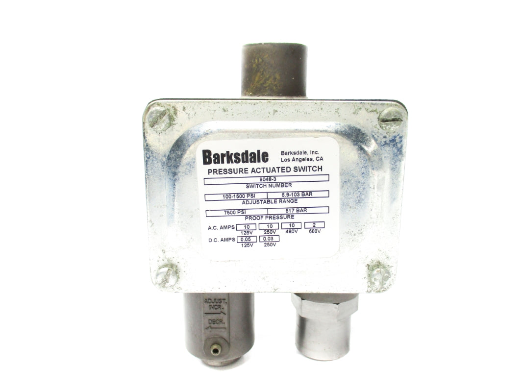BARKSDALE 9048-3 100-1500PSI 600VAC 10A UNMP