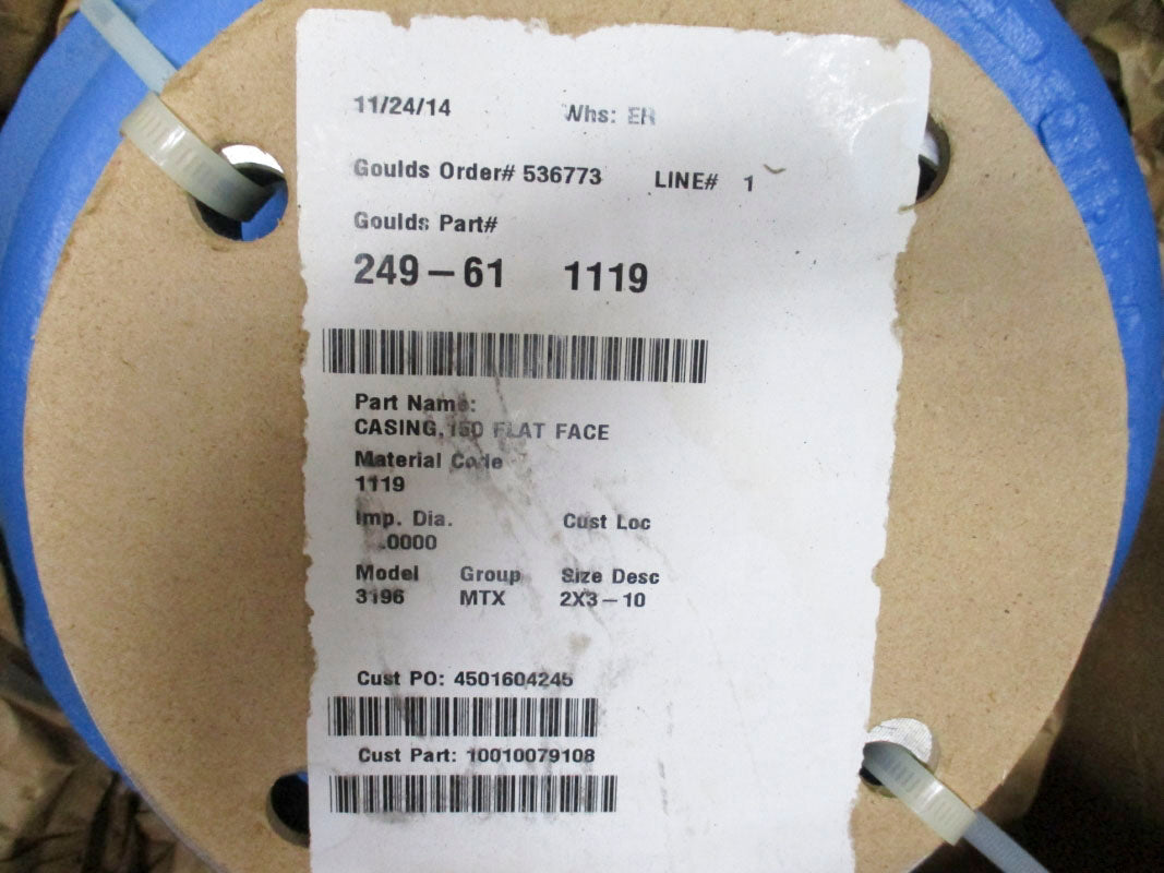 GOULDS 249-61 1119 2X3-10 NSMP