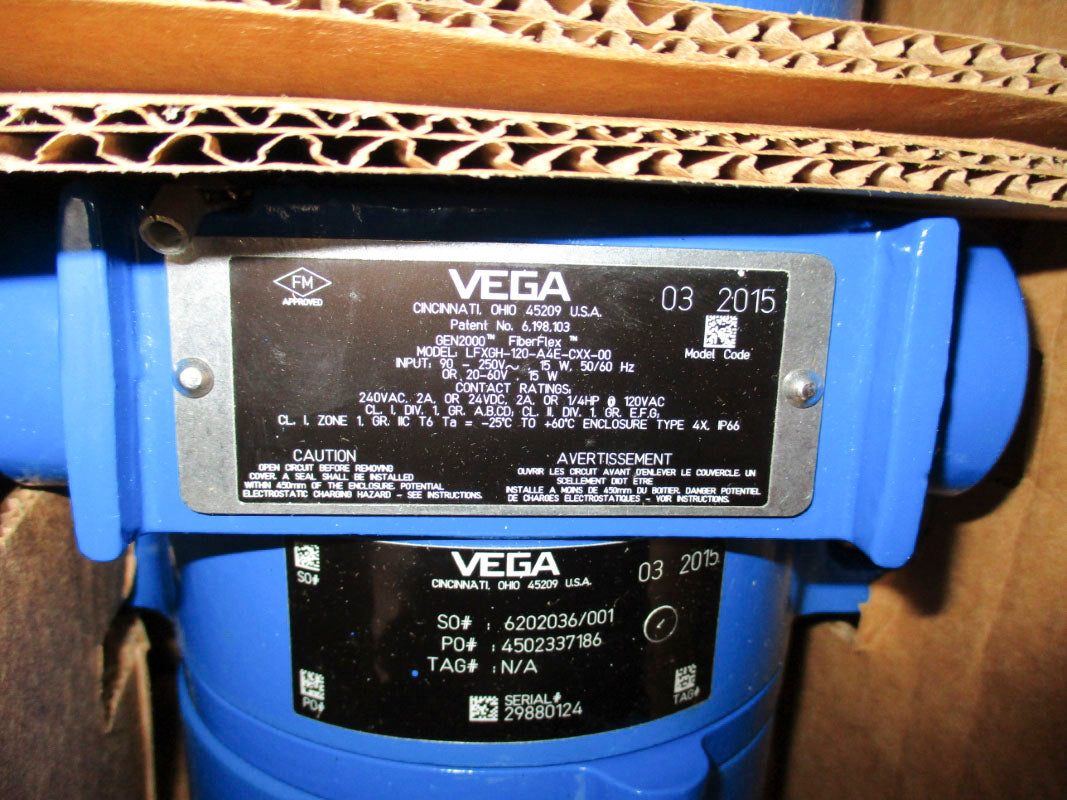 OHMART VEGA GEN2000 LFXGH-120-A4E-CXX-00 240VAC 2A NSMP