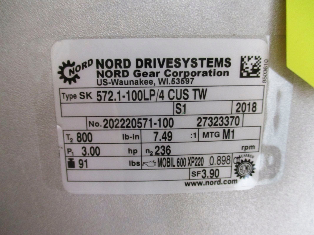 NORD SK100LP/4CUSTW 208-230/460V NSMP