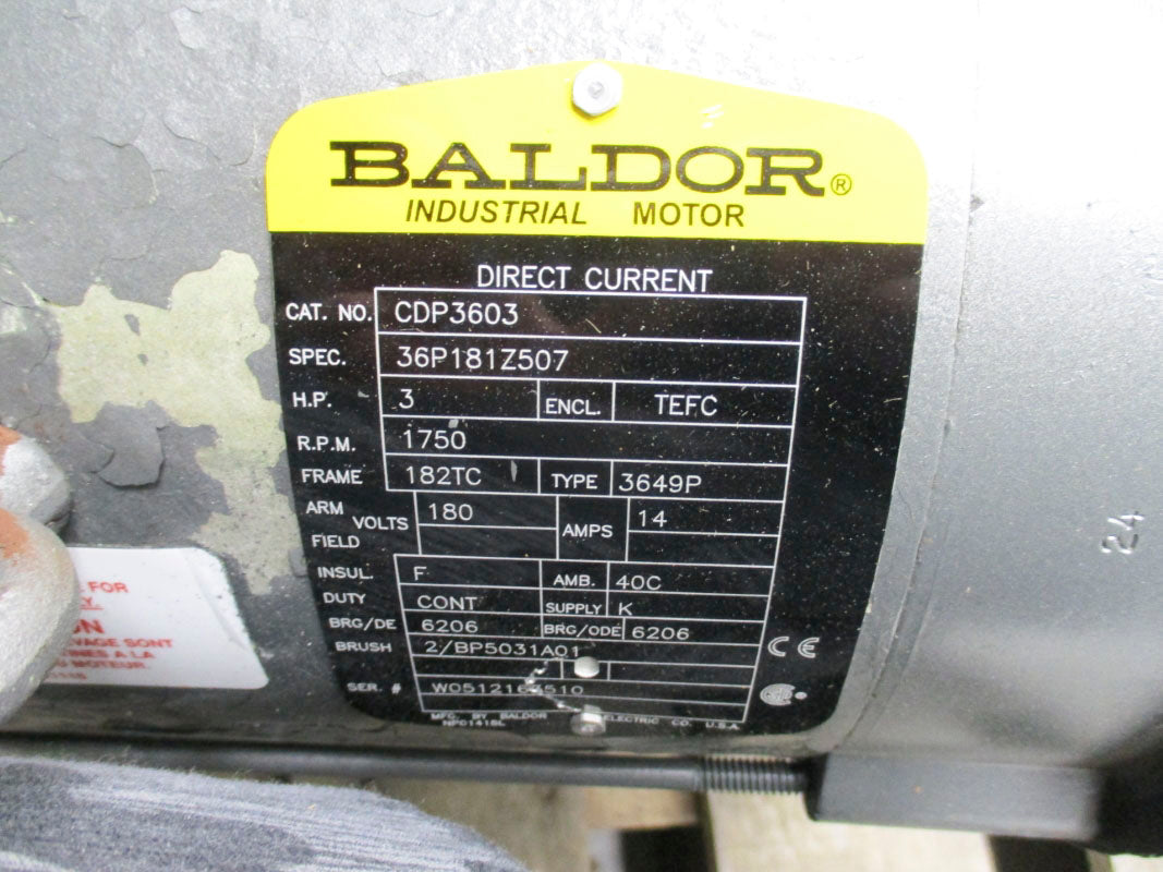 BALDOR CDP3603 180V 14A NSNP