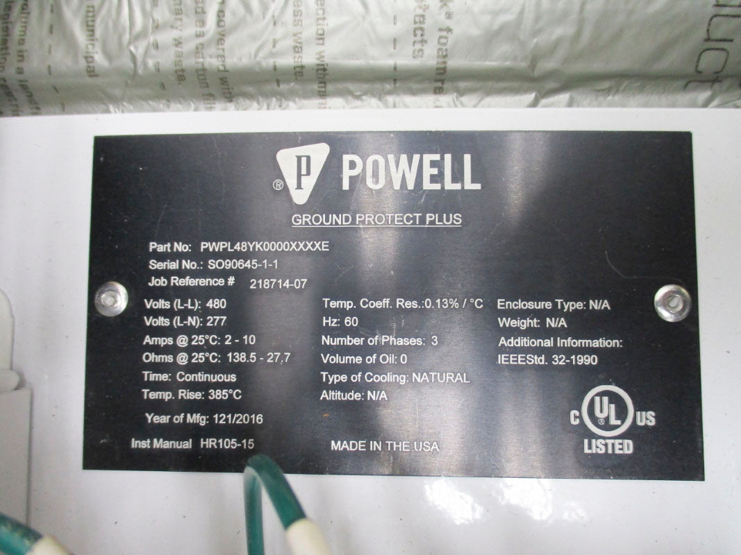 POWELL PWPL48YK0000XXXXE 480V NSMP