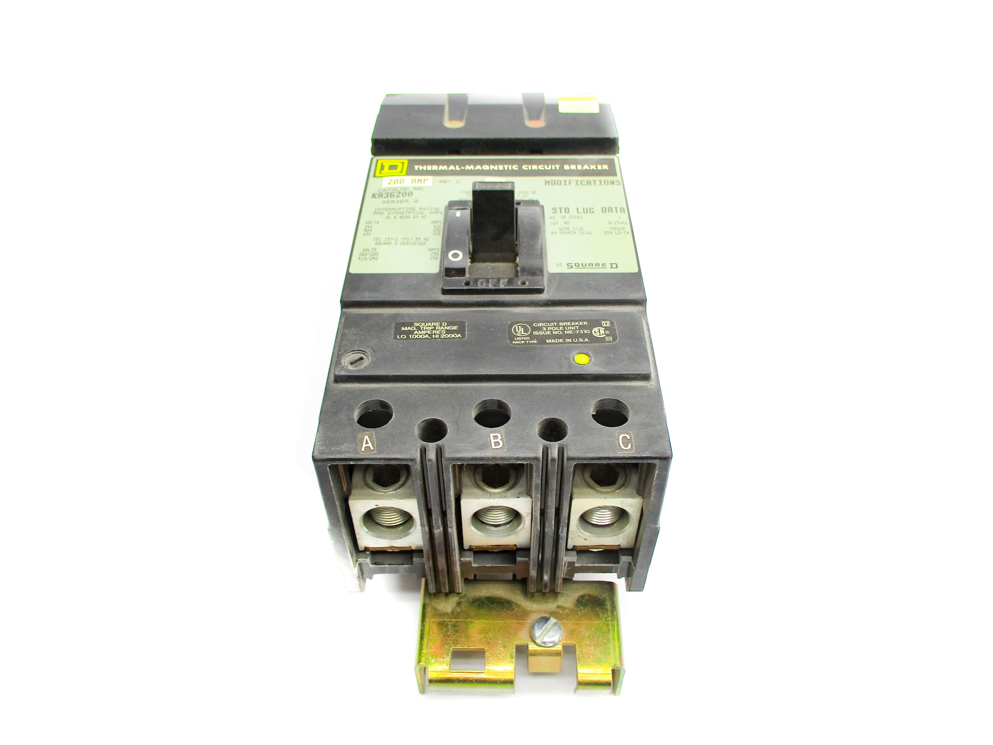 SQUARE D KA36200 SER. 2 200A (GREY) NSNP