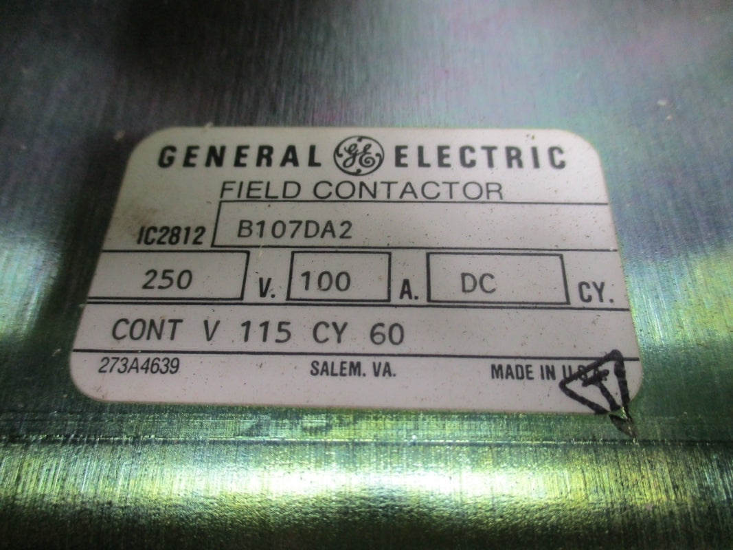 GENERAL ELECTRIC IC2812B107DA2 250V 100A NSNP