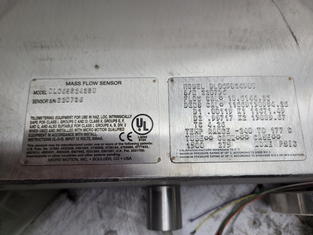 MICRO MOTION DL065S243SU NSNP