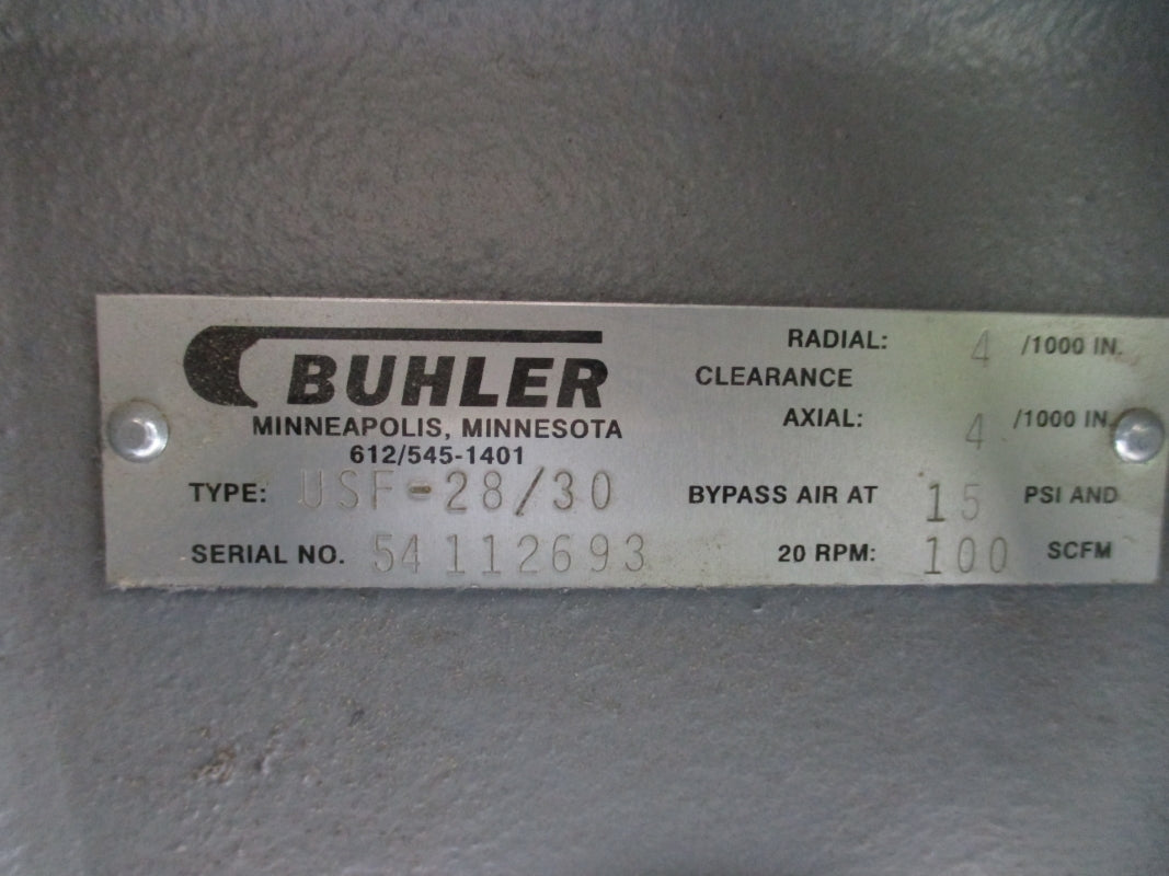 BUHLER USF-28/30 15PSI NSNP