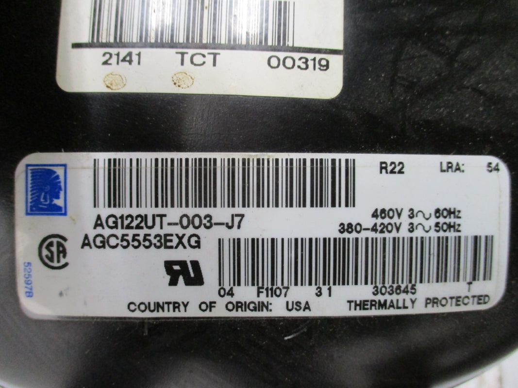 TECUMSEH  AG122UT-003-J7 AGC5553EXG 460V UNMP