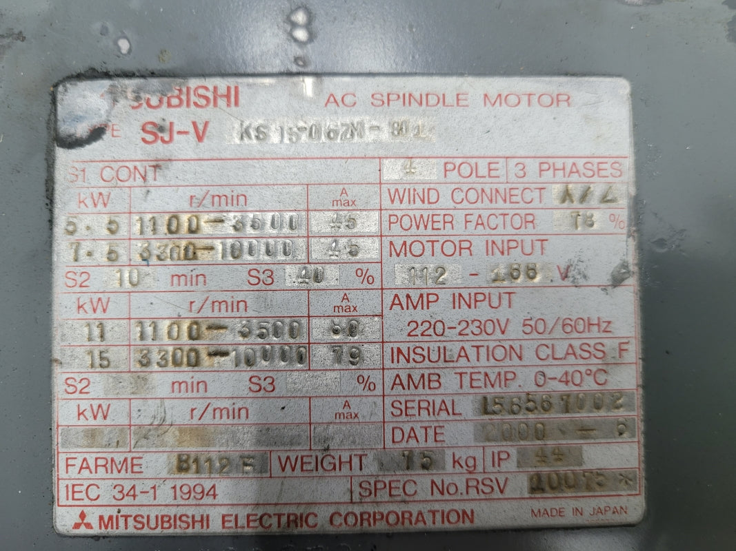 MITSUBISHI SJ-VKS15-06ZM-S01 220-230V NSNP