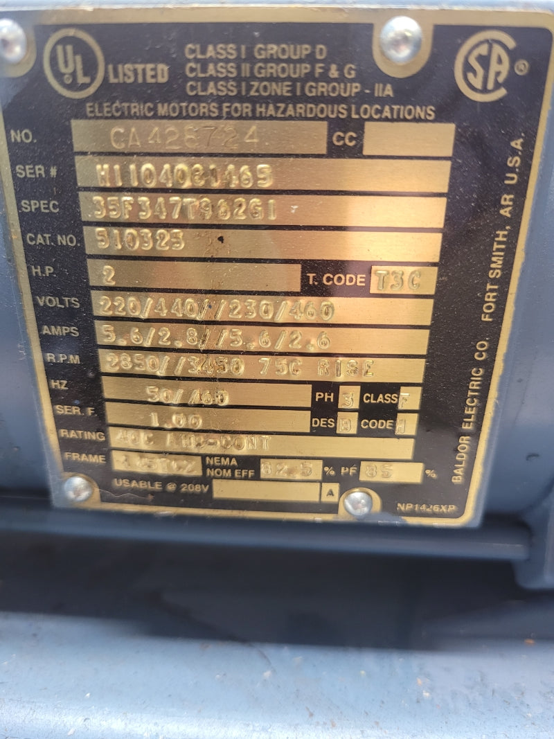 AMETEK EN505AX72ML 038178 6.4/3.2A 200-240/380-415V UNMP