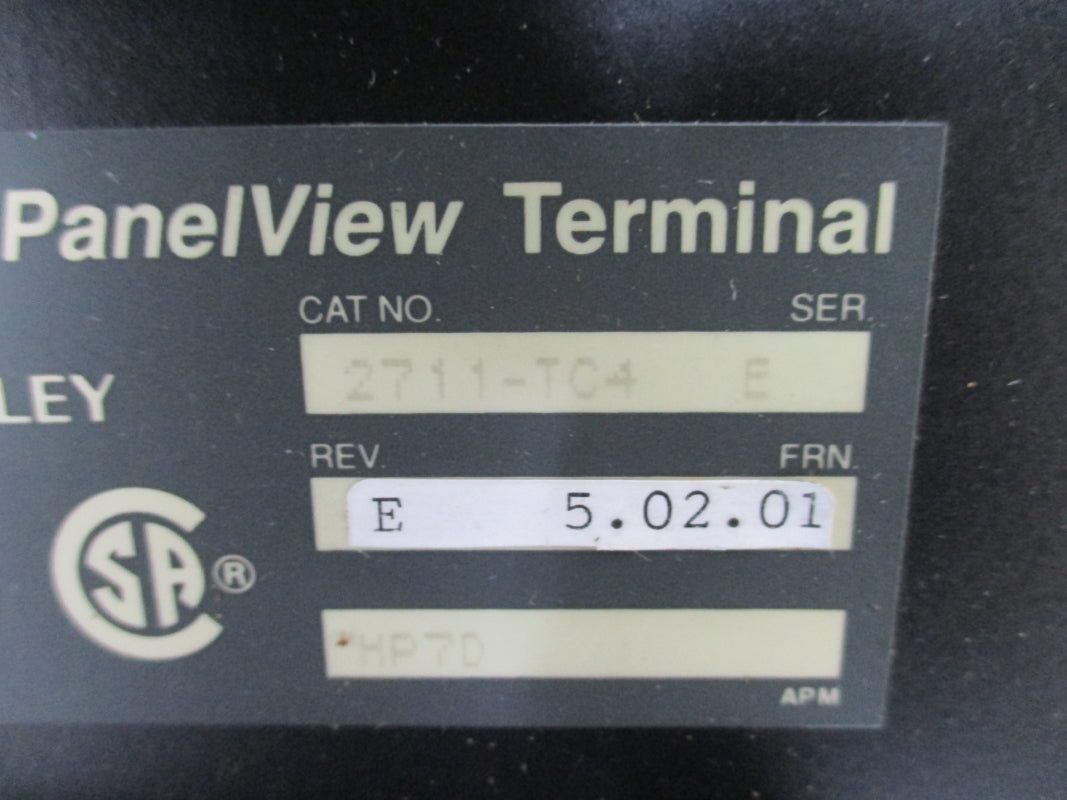 ALLEN BRADLEY 2711-TC4 SER. E F/W 5.02.01 REMAN