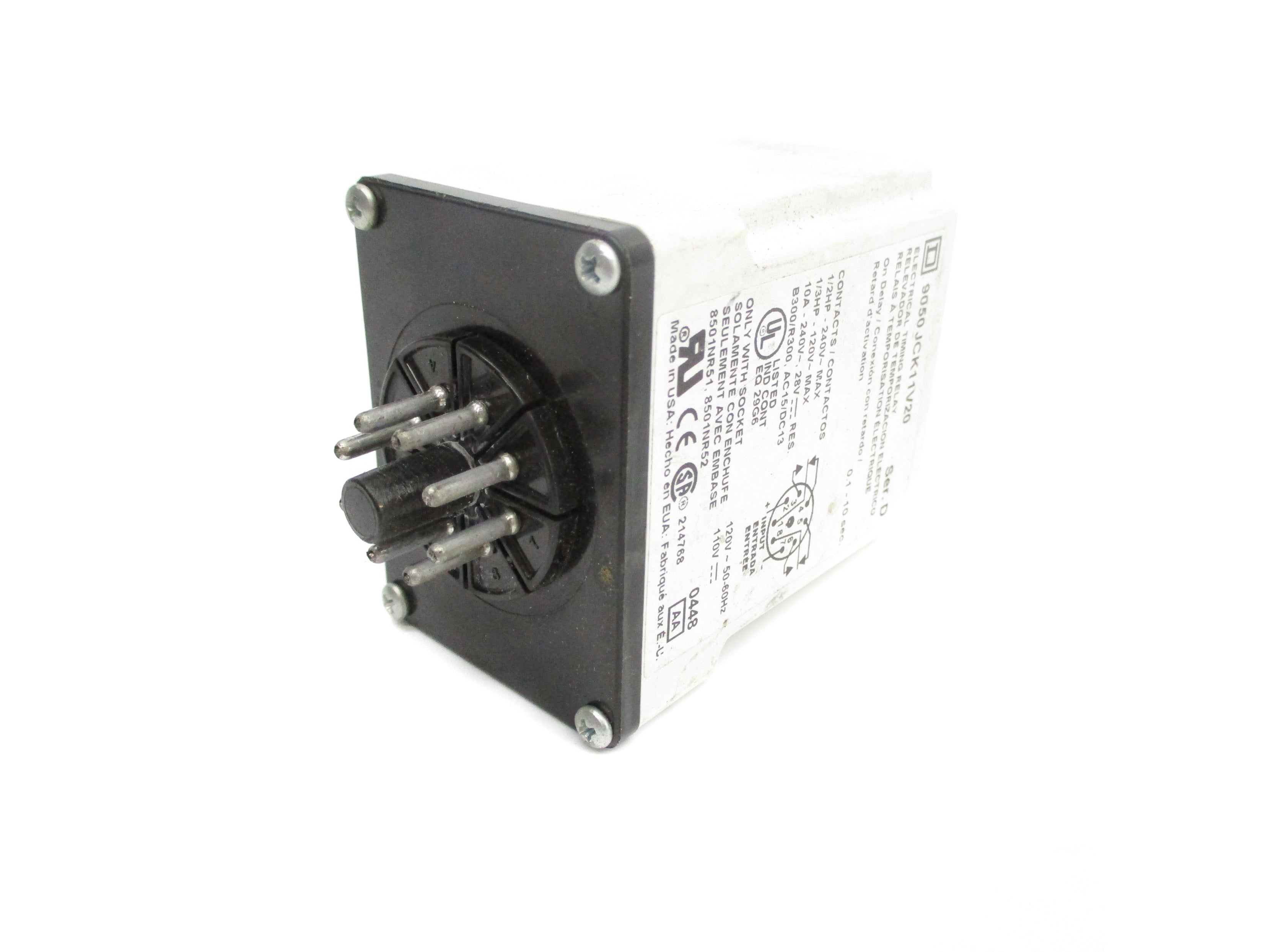 SQUARE D 9050JCK11V20 SER. D 10A 240V UNMP