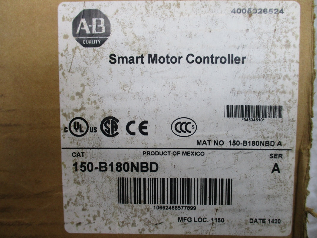 ALLEN BRADLEY 150-B180NBD SER. A NSFS