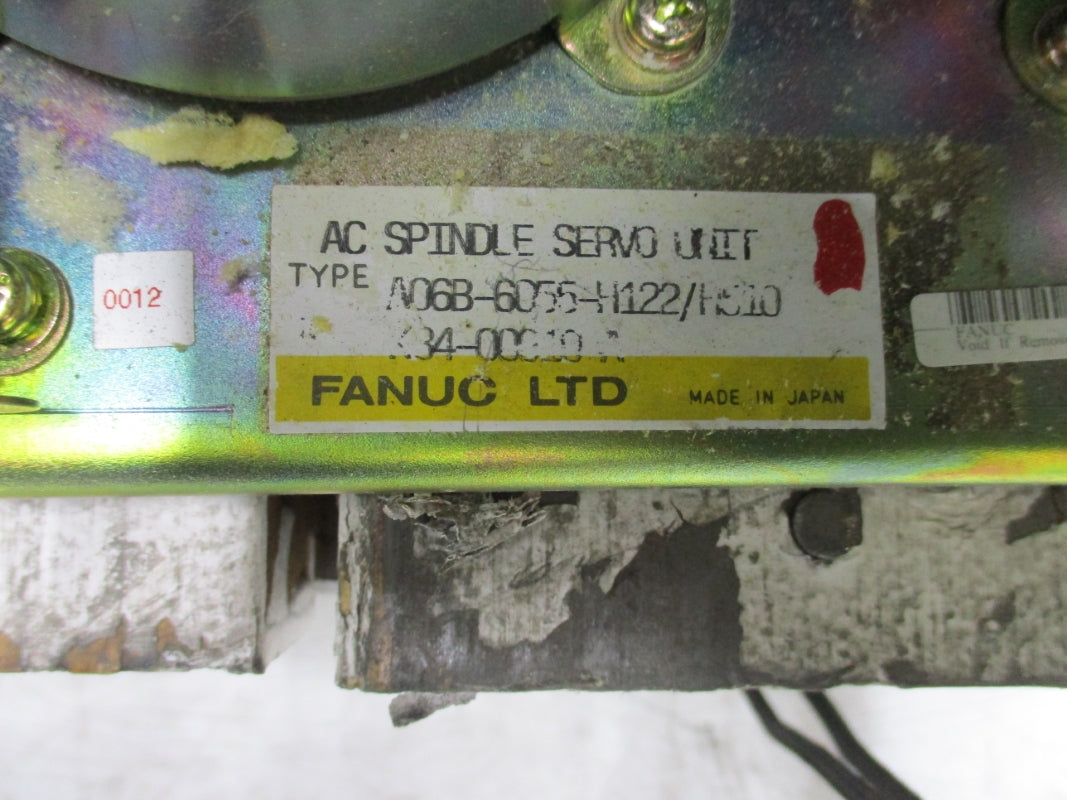 FANUC A06B-6055-H122/F1510 UNMP