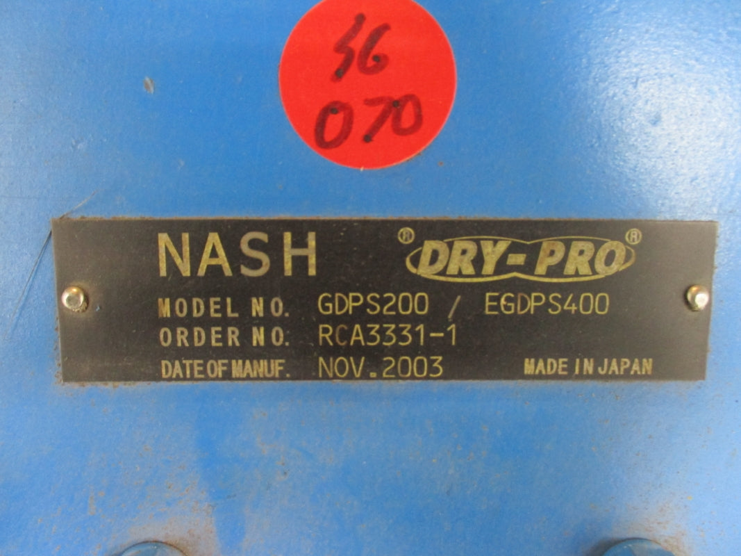 NASH GDPS200/EGDPS400 21.4A 480V UNMP