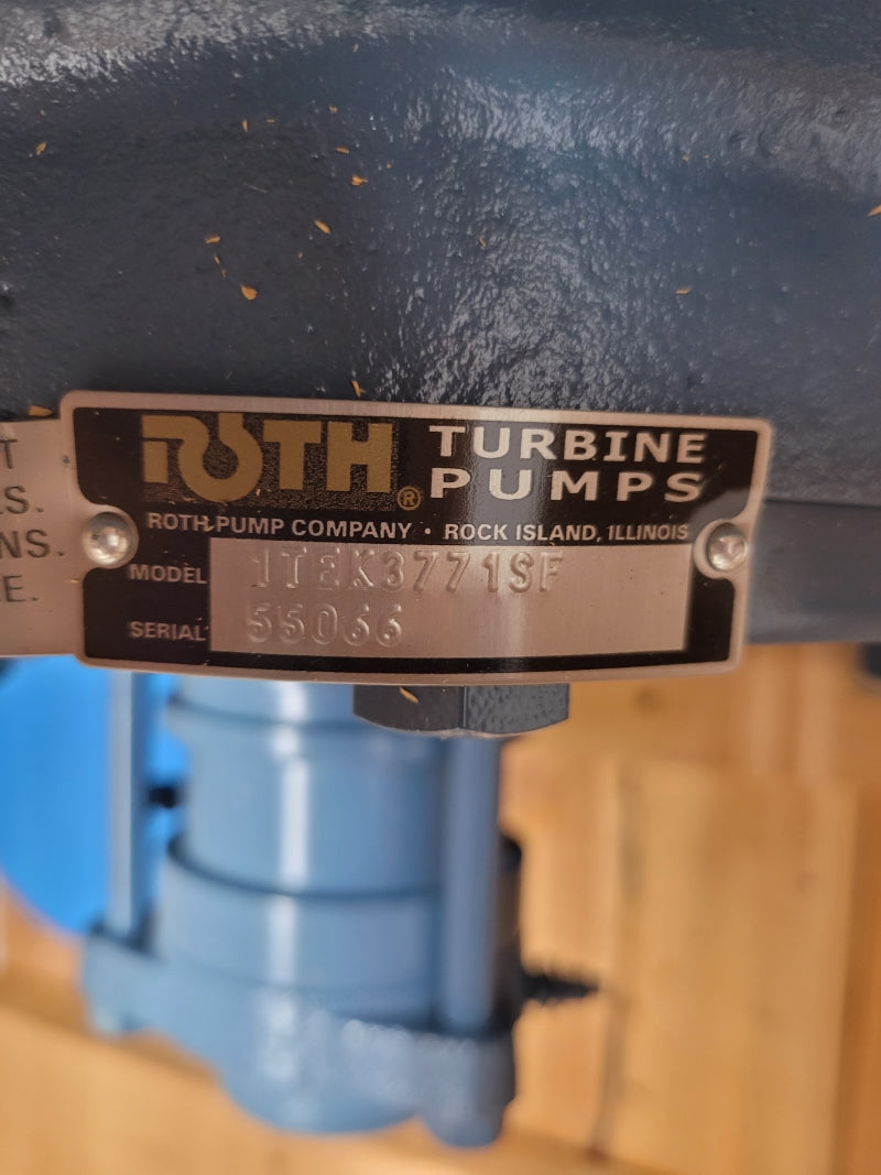 ROTH TURBINE PUMPS 1TEK3771SF NSMP