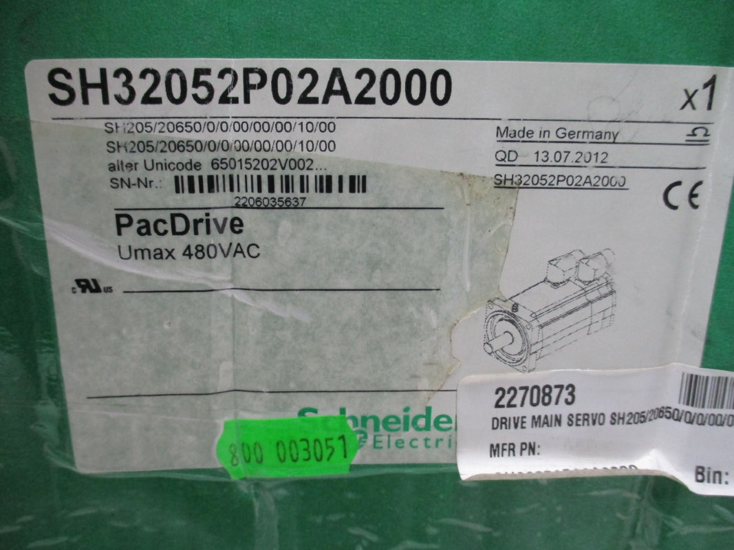 SCHNEIDER ELECTRIC SH32052P02A2000 480VAC NSMP