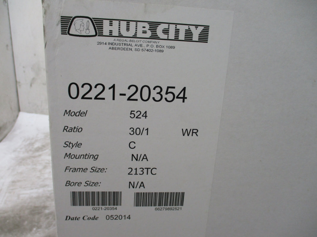 HUB CITY 524 0221-20354 STYLE C NSMP