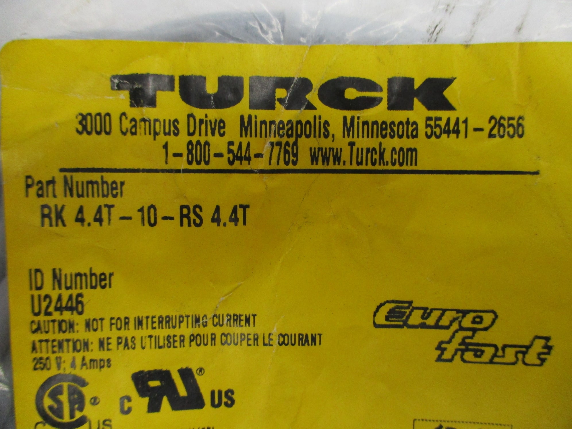 TURCK RK4.4T-10-RS4.4T NSMP
