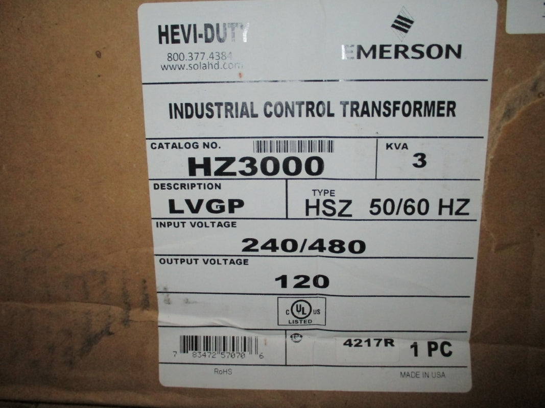 EMERSON HZ3000 240/480V NSMP