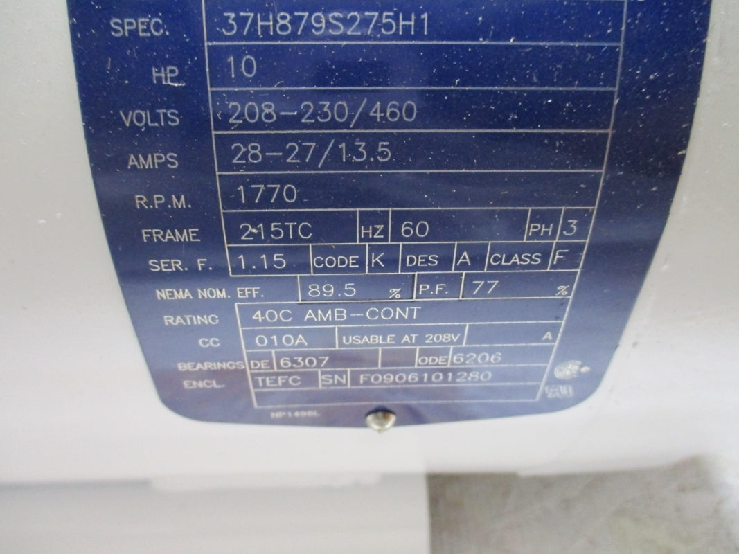 BALDOR CWDM3714T 37H879S275H1 208-230/460V 28-27/13.5A NSMP