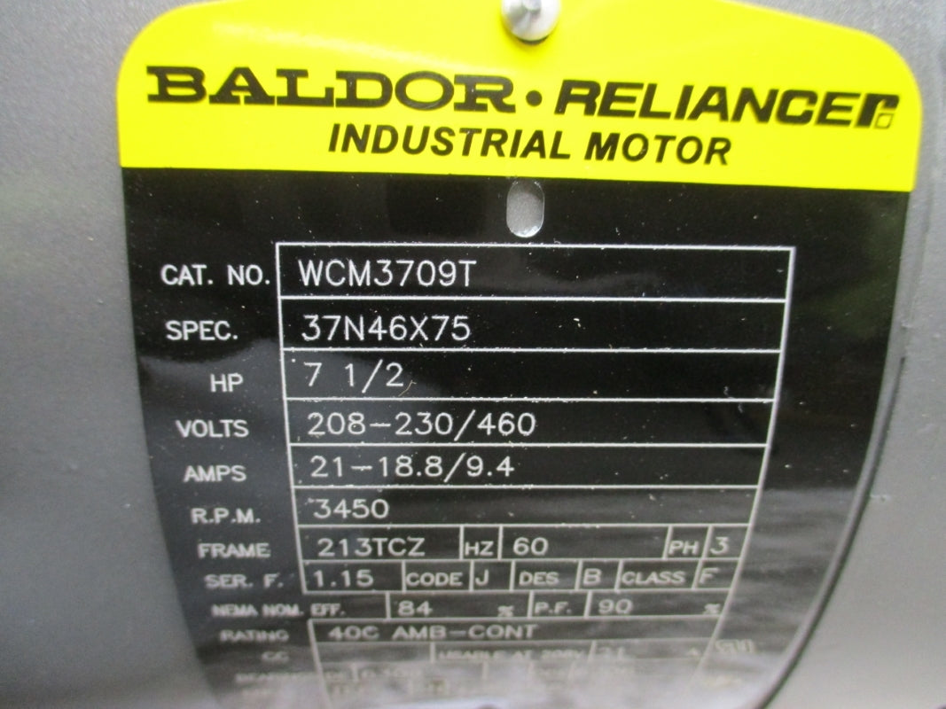 BALDOR WCM3709T 37N46X75 208-230/460V 21-18.8/9.4A NSNP